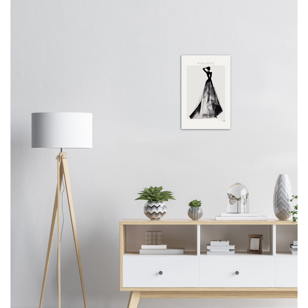 Poster in Museumsqualität - Haute Couture - Haute Couture - No. 3 - "Emma"- Künstler: "The Unknown Artist Nb. 517" - Pixelboys - Atelier - Milano - Berlin - New York - Dubai - Paris - Tokio - Munich -