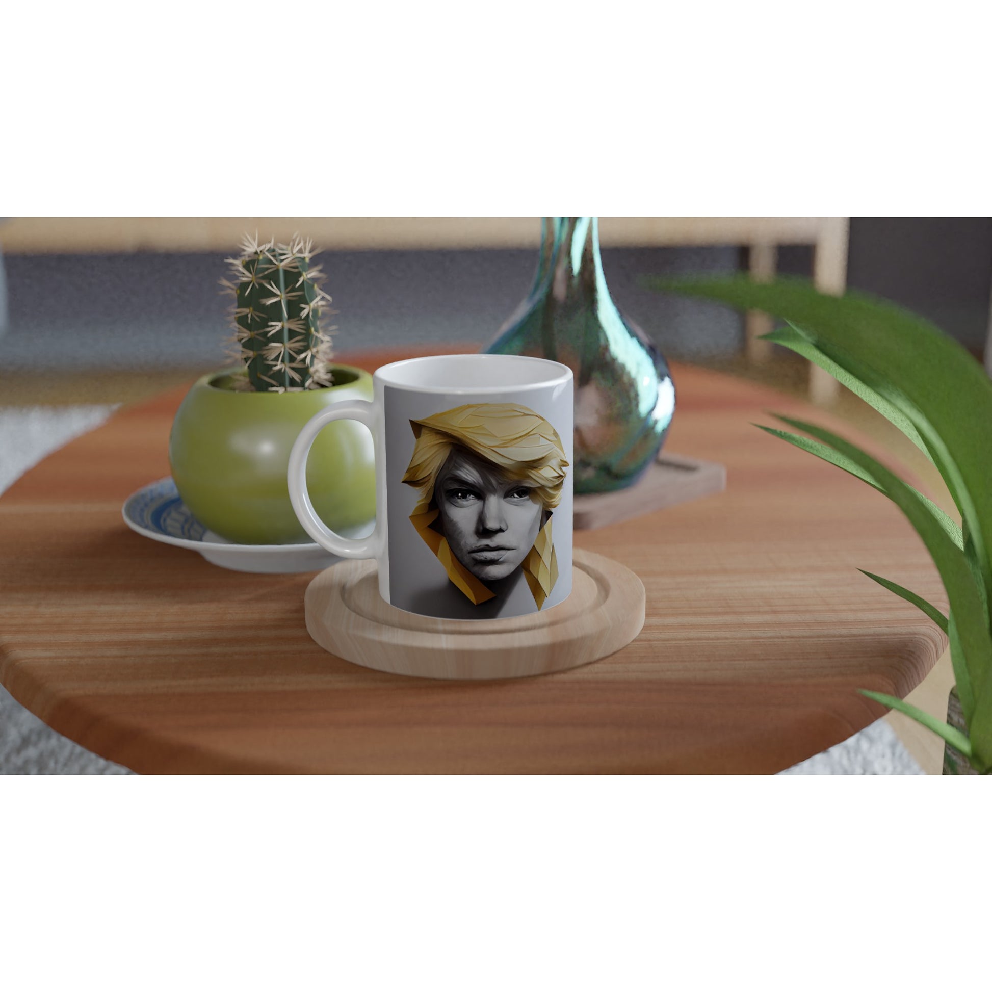 Personalisierte Tasse (Bedruckt) - in Museumsqualität - Brothers "Leon" - No.3 - Art of Brother - Fineart - Drillinge - Wandkunst - Poster with frame - Bruder Kollektion - artwork - art brand - printed cup personalized - pixelboys - Kunstdrucke - wandbilder - wall art - Kunst auf Tassen - vintage art - Office Poster - Gastrotassen - Wanddekoration - Geschenkidee  - blonde brüder - big - brother - family - Geschenkidee - Acrylkunst - triplets - Geschenkidee - Office Poster - Acryldruck -