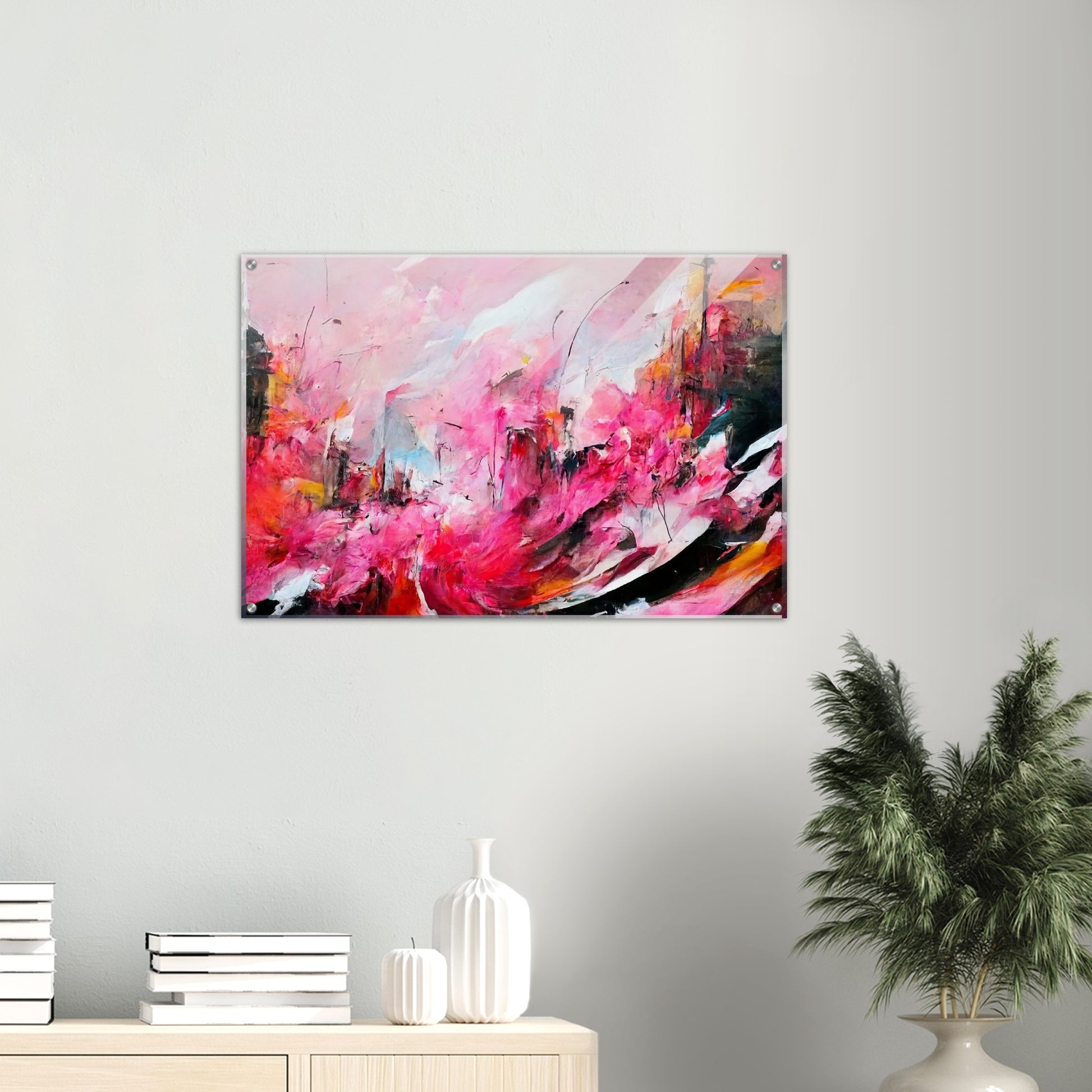 Acrylbild auf Glas in Museumsqualität - Spring in Saint-Rémy - France - Frühling - France - de-Provence - Ölgemälde - Abstract -  Art de France - Posterleisten - Fineart - Posterrahmen  - Wandkunst - Holzrahmen - Poster with frame - Abstract Pink - artwork - art brand - printed cup personalized - Holzleisten - pixelboys - Kunstdrucke - wandbilder - wall art - Kunst auf Tassen  - Office Poster - Gastrotassen - Wanddekoration - Acrylkunst - Geschenkidee - Office Poster - Acryldruck - Abstrakte Kunst -