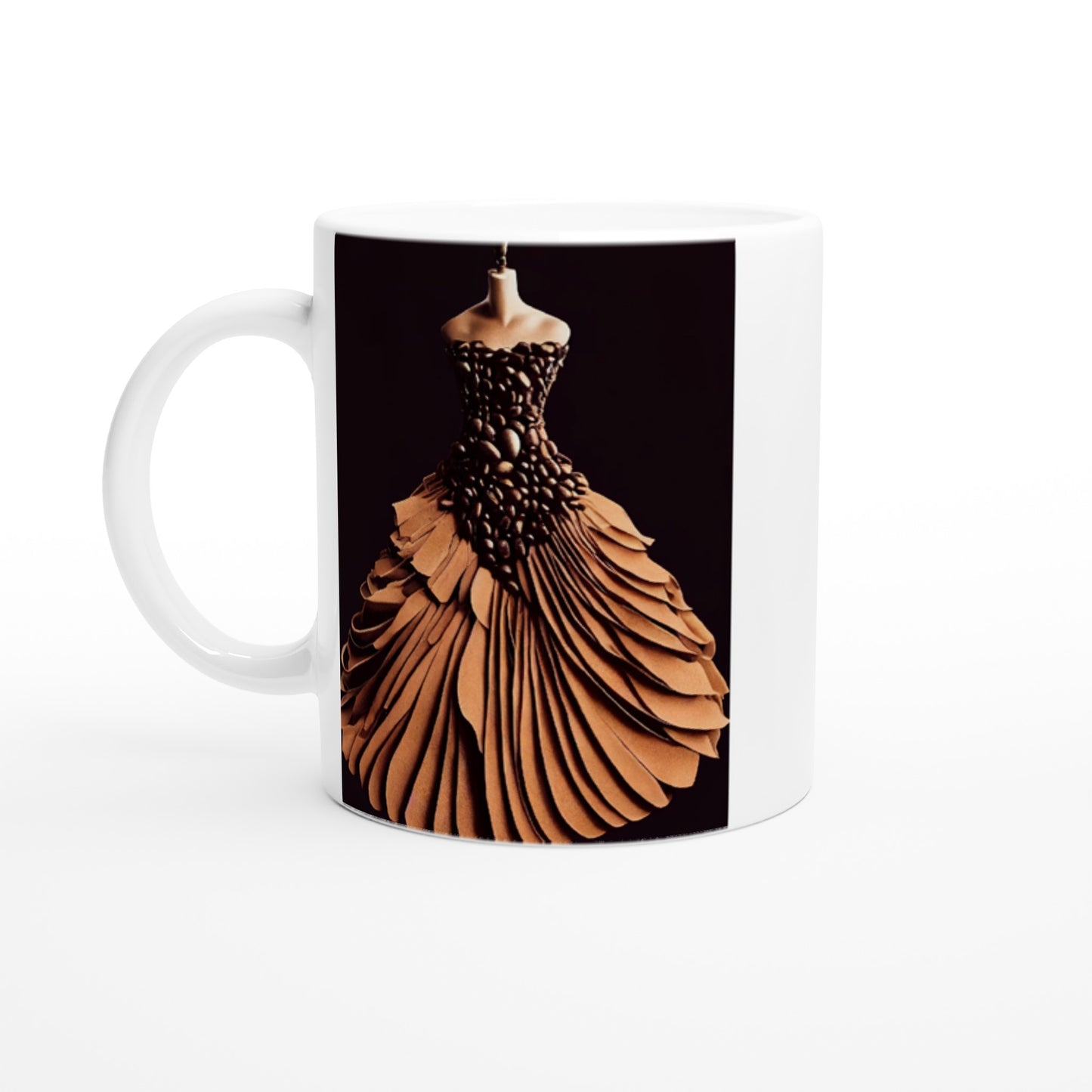 Personalisierte Tasse - Art Du Café - Hot Fashion - No. 1 - "Giulia" - Kaffebohnen Liebe ♡ - Amore ♡ - Pizza Pasta Love- Künstler: "The Unknown Artist Nb-517" - Kunstdruck - Wandbild - Poster - Pixelboys - Atelier - Mailand - Rom - Neapel - Turin - Palermo - Catania - Florenz - Genua - Bologna - Bari - Fine Art - Kunst auf Tassen - 