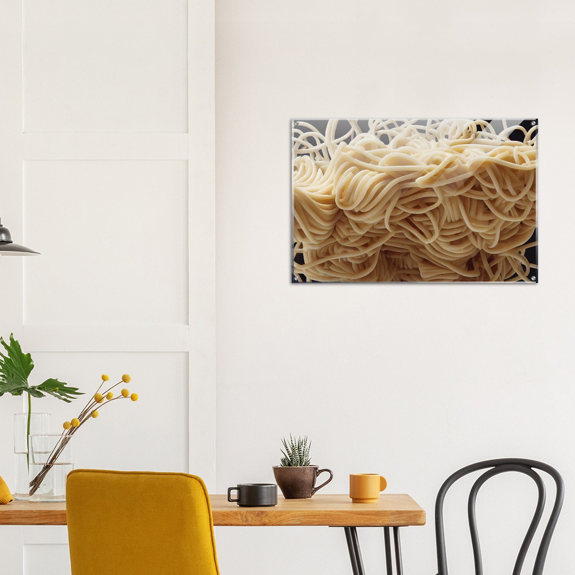 Acrylbild - in Museumsqualität - Noodle Knot - Pasta Love - Italien - China - Restaurant - Nudeln - Nudelknoten - Pasta - Teigwaren  - Wandkunst - Kunstdruck - Acryldruck - Kunstwerk - Office Poster - Poster mit Rahmen - Kaffee Tasse - Poster mit Leisten - Bedruckte Tassen - Kunst Marke - Art Brand - Kunstdrucke - Papier: 250g/qm - Künstler: Pixelboys - Office Poster - Poster with frame - Geschenkidee - Atelier Rome - Atelier Bologna - Atelier Milano -