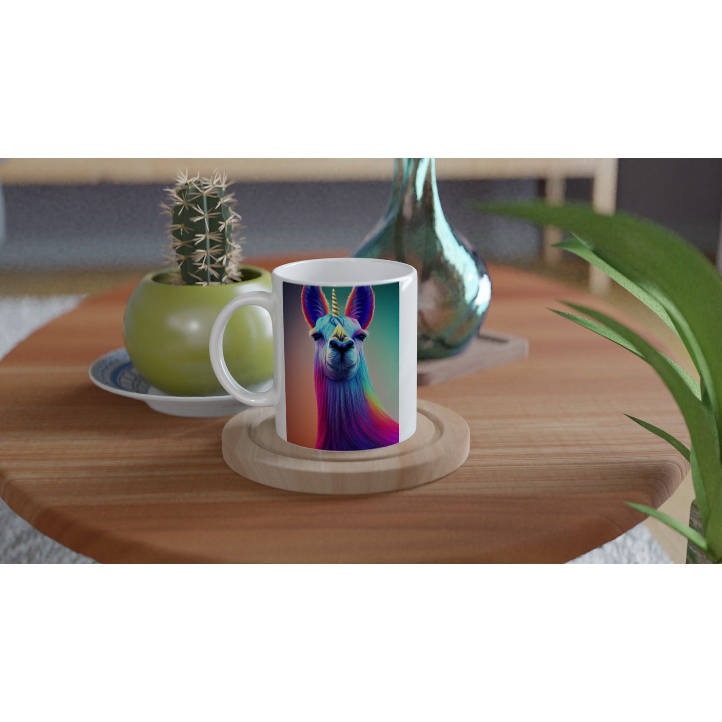 Personalisierbare Tasse - Karma Lama No. 3 - "Bob" - Wandbild - Bob the Drag Queen - LGBTQI+ - Christopher Street Day - Pride Month - Lesbian - Gay - Bisexual - Transgender - Queer & Intersexual - rainbow flag - unicorn - einhorn - rainbow - regenbogen - bedruckte tasse - heteronormativity - Drag Queens - Asexual - Künstler: "John Grayst" - Pixelboys - Atelier - Acryldruck - Museum - Germany - Berlin - USA - America - New York City - Los Angeles - Chicago - Houston - Phoenix - Philadelphia - Paris - Rom -