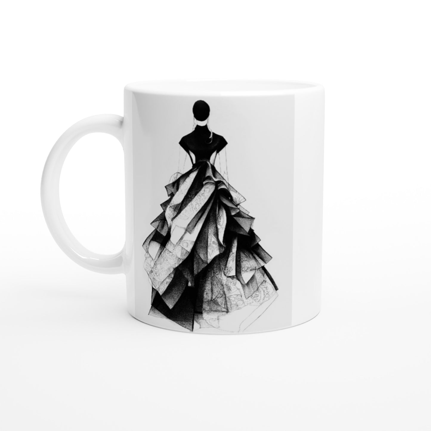 Personalisierte Tasse  - Haute Couture - No. 5 - "Ambre" - Künstler: "The Unknown Artist Nb. 517" - Fine art - Bedruckte Tasse - Kunst auf Tassen - Kunstdruck - Office Poster - Wall Art - Wandkunst - Wandbild - Pixelboys - Fine Art - Frankreich - Paris - Poster with frame - Gift -