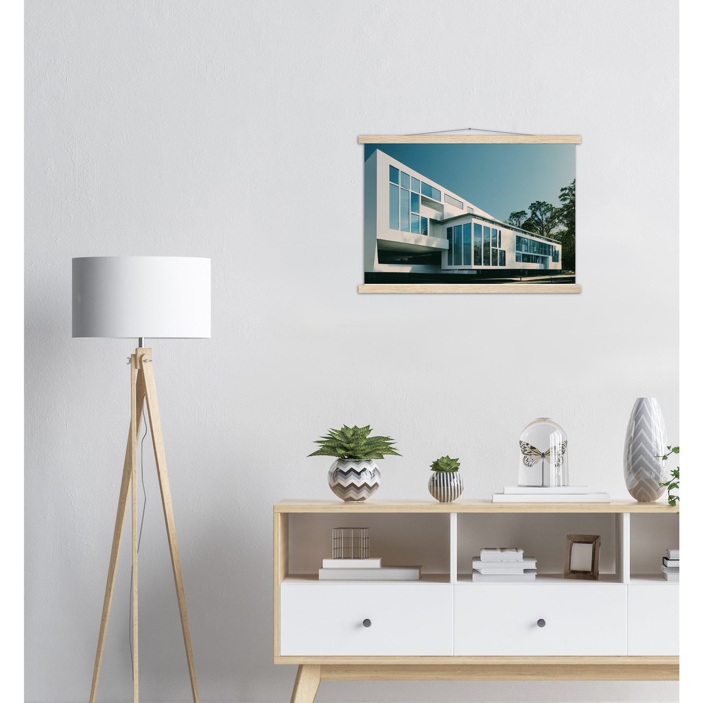  Poster mit Leisten (Holz) - Museumsqualität - Modern Architecture - Barcelona - Fineart - Wandkunst - Poster with frame - vintage architecture - future architecture spain - home castle - artwork - art brand - printed cup personalized - pixelboys - madrid - Kunstdrucke - wandbilder - wall art - Kunst auf Tassen - Office Poster - Gastrotassen - Wanddekoration - Geschenkidee - Skyline - Barcelona - city Architecture - urbanism - Katalonien -