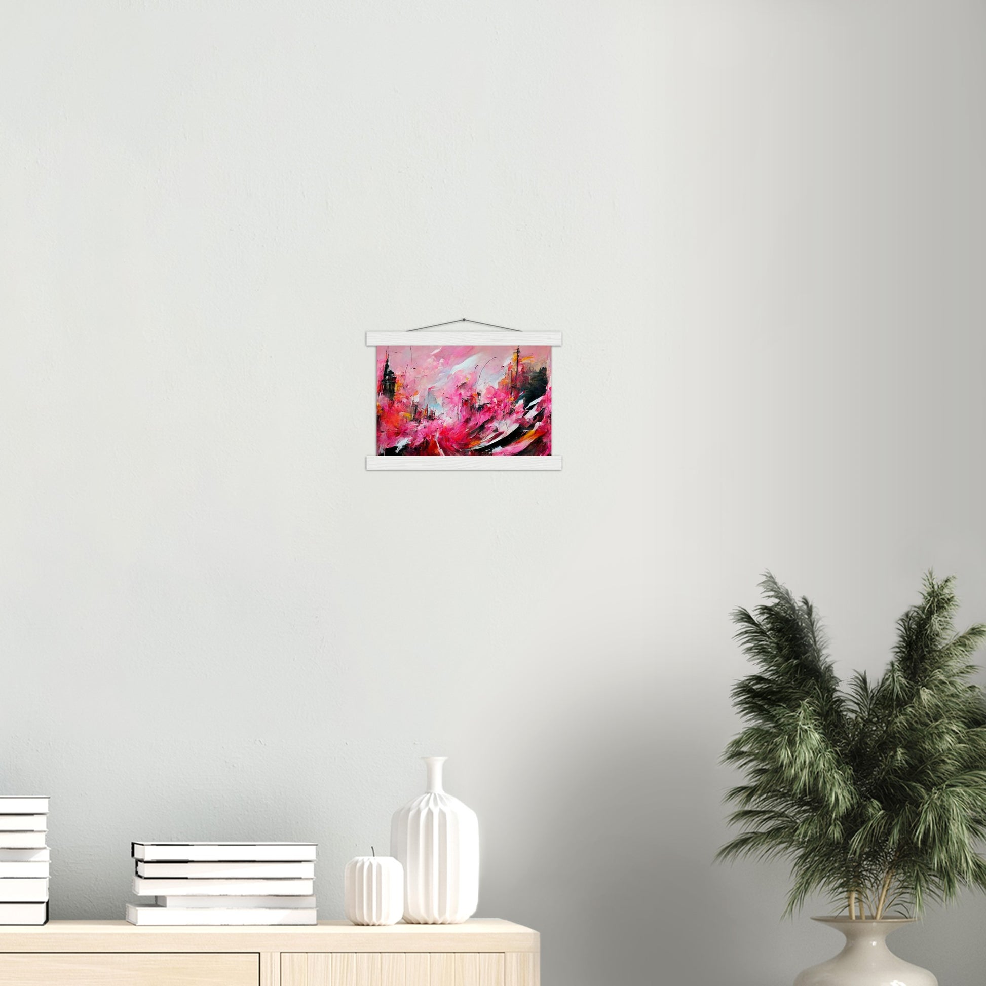 Poster mit Leisten (Holz) in Museumsqualität - Spring in Saint-Rémy - France - Frühling - France - de-Provence - Ölgemälde - Abstract -  Art de France - Posterleisten - Fineart - Posterrahmen  - Wandkunst - Holzrahmen - Poster with frame - Abstract Pink - artwork - art brand - printed cup personalized - Holzleisten - pixelboys - Kunstdrucke - wandbilder - wall art - Kunst auf Tassen  - Office Poster - Gastrotassen - Wanddekoration - Acrylkunst - Geschenkidee - Office Poster - Acryldruck - Abstrakte Kunst -