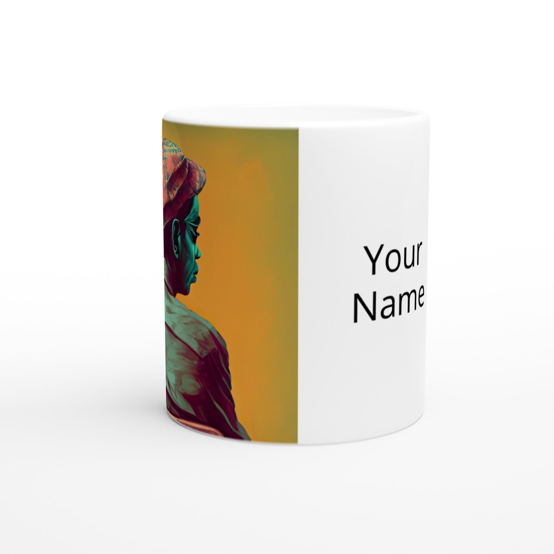 Personalisierte Tasse (bedruckt) - in Museumsqualität - Listening - The Father - Conrad - rasism - motherhood - Posterleisten - USA - Fineart - Posterrahmen  - Wandkunst - Holzrahmen - Poster with frame - people of color - artwork - art brand - printed cup personalized - Holzleisten - pixelboys - Kunstdrucke - wandbilder - wall art - Kunst auf Tassen  - Office Poster - Gastrotassen - Wanddekoration - Acrylkunst - Geschenkidee - Office Poster - Acryldruck - Abstrakte Kunst - Family Art -