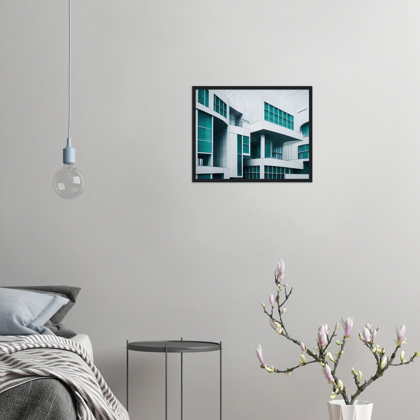 Poster mit Rahmen (Holz) - in Museumsqualität - Modern Architecture - Rotterdam  - Dutch Art - Design of Art - Fineart - Wandkunst - Poster with frame - vintage architecture - dutch future architecture  - home castle - artwork - art brand - printed cup personalized - pixelboys - Holland - Kunstdrucke - wandbilder - wall art - Kunst auf Tassen - Office Poster - Gastrotassen - Wanddekoration - Geschenkidee - Skyline - Rotterdam - city Architecture - urbanism - Geschenkidee - Acryldruck -