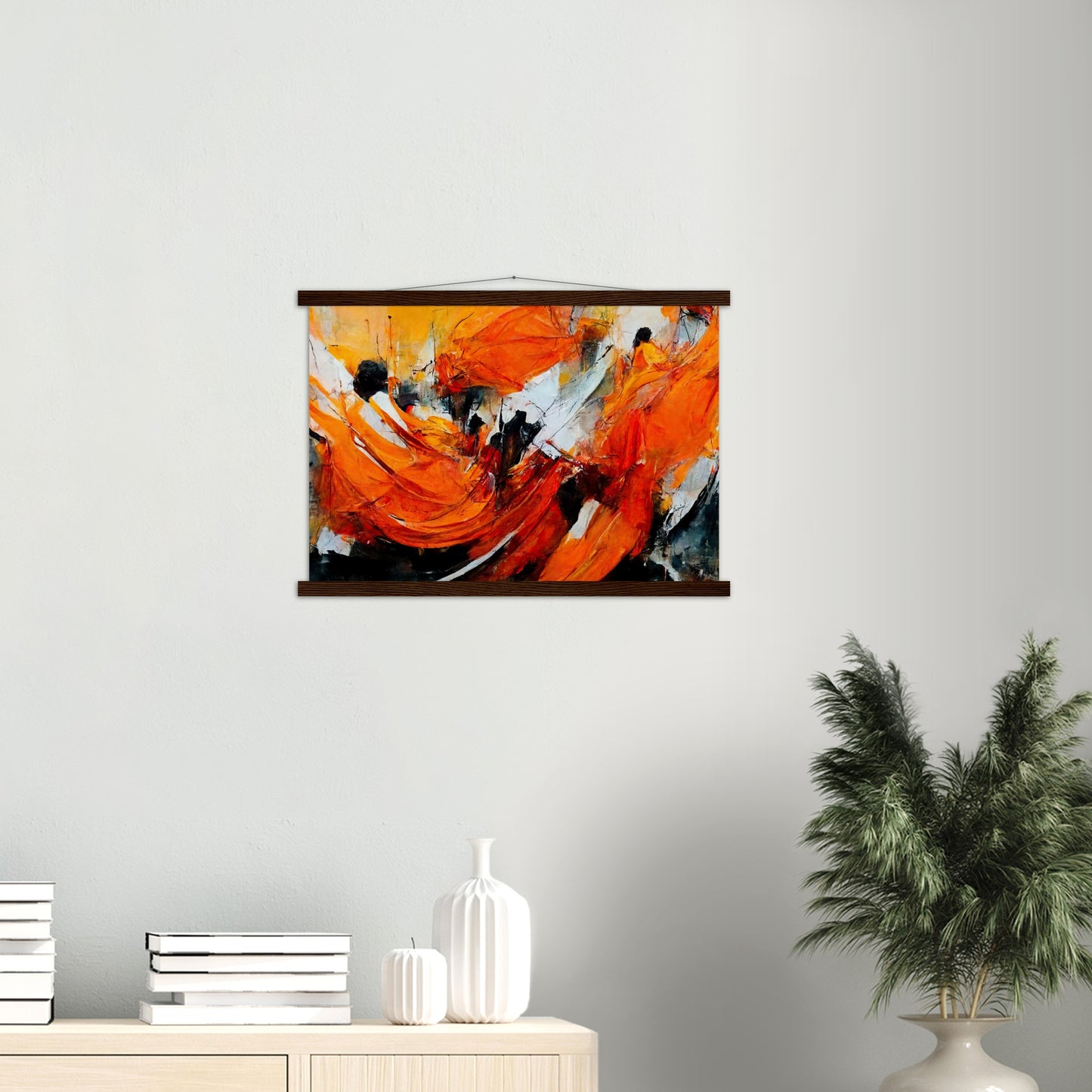 Poster mit Leisten - „Strolling in Amsterdam“ - Orange Pain - autumn - Ölgemälde - Abstract - Dutch Art - Abstract - Fineart - Herbstsonne - Wandkunst - Holzrahmen - Poster with frame - Abstract Orange - artwork - art brand - printed cup personalized - Holzleisten - pixelboys - Kunstdrucke - wandbilder - wall art - Kunst auf Tassen - Office Poster - Gastrotassen - Wanddekoration - Fineart - Posterleisten - Dynamic - Acrylkunst - Geschenkidee - Office Poster - Acryldruck - Abstrakte Kunst -