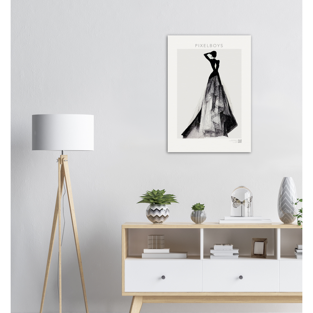 Poster in Museumsqualität - Haute Couture - Haute Couture - No. 3 - "Emma"- Künstler: "The Unknown Artist Nb. 517" - Pixelboys - Atelier - Milano - Berlin - New York - Dubai - Paris - Tokio - Munich -